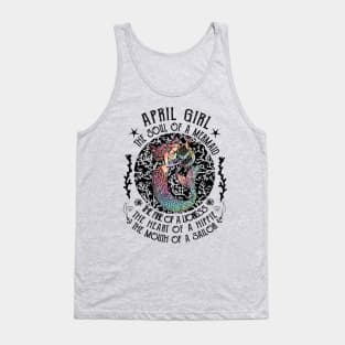 April Girl The Soul Of A Mermaid Hippie T-shirt Tank Top